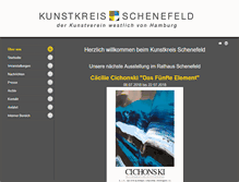 Tablet Screenshot of kunstkreis-schenefeld.de